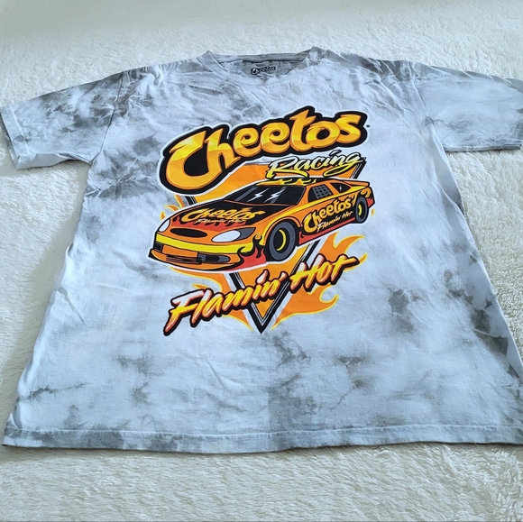 Cheetos🧀 Racing🏎 Flamin' Hot🔥 Tie Dye☮️ Graphic Tee👕 - NWOT - Picture 9 of 10